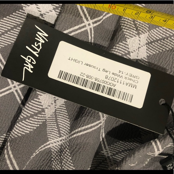 NWT Nasty Gal Gray Plaid Women’s 2-Piece Suit - Size 10 - Picture 6 of 6